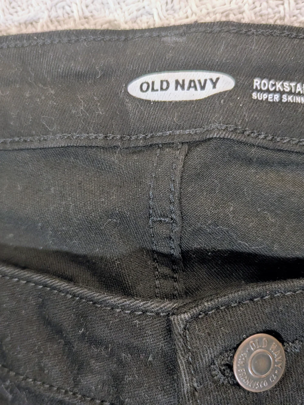 Old Navy Super Skinny Black Jeans Size 20